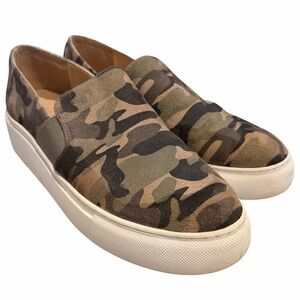 Alex Marie Women’s Camo Slip On Sneakers Platform Shoes Size 8